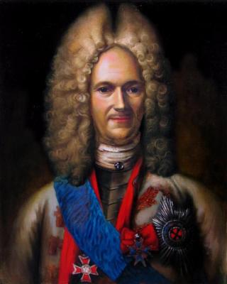 Ceremonial portrait of Alexander Menshikov. Bortsov Sergey
