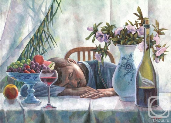 Urazayev Mirat. Alkohol with flowers