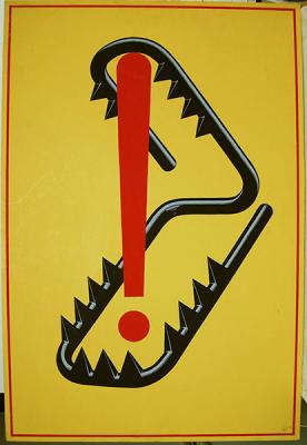 Poster "Beware - Buracratic Trap!". Stolyarchuk Michail