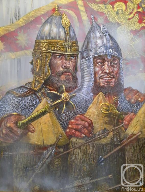 Doronin Vladimir. Molodinskaya battle. Governor, Prince Ivan Shuisky, and the foreman of a Temir Alalykina