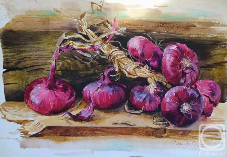 Simonova Olga. Red onion