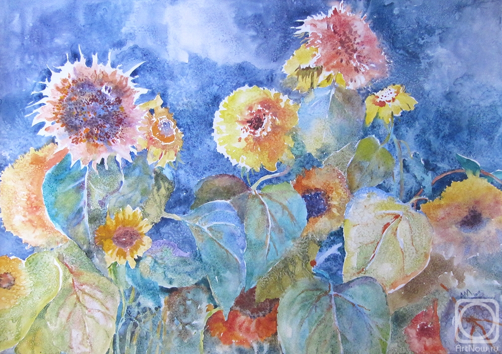 Maliavina Alla. Sunflowers