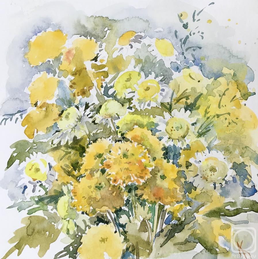 Kurnosenko Antonina. A study in yellow tones