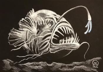Monkfish-the angler. Lukaneva Larissa