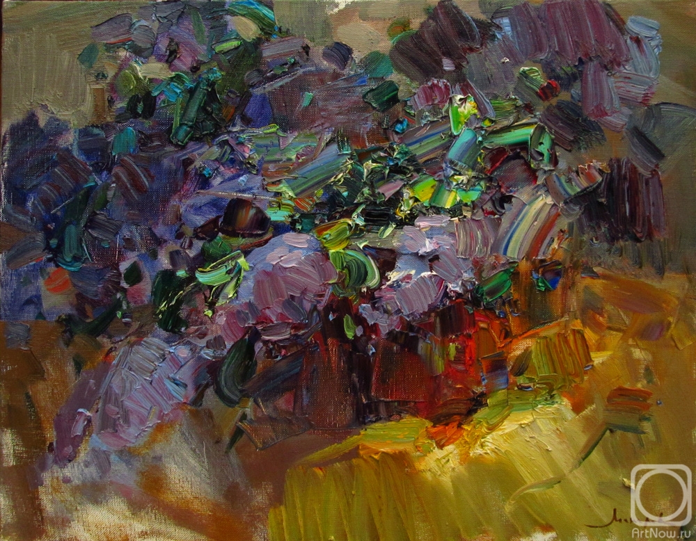 Makarov Vitaly. A bouquet of lilacs