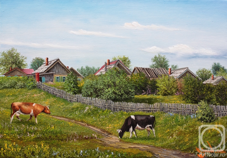 Lysov Yuriy. Summer day in the village