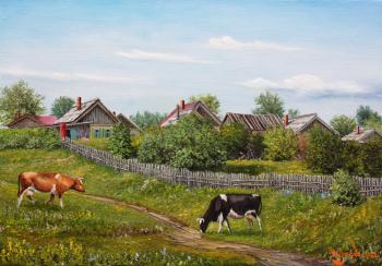 Summer day in the village. Lysov Yuriy