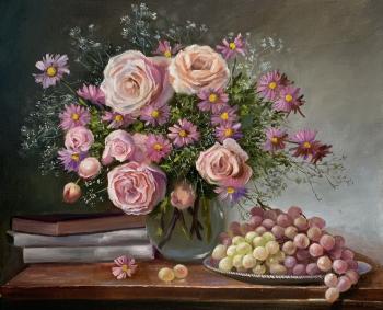 Bouquet of tenderness (Roses Handmade Roses In A Vase). Kogay Zhanna