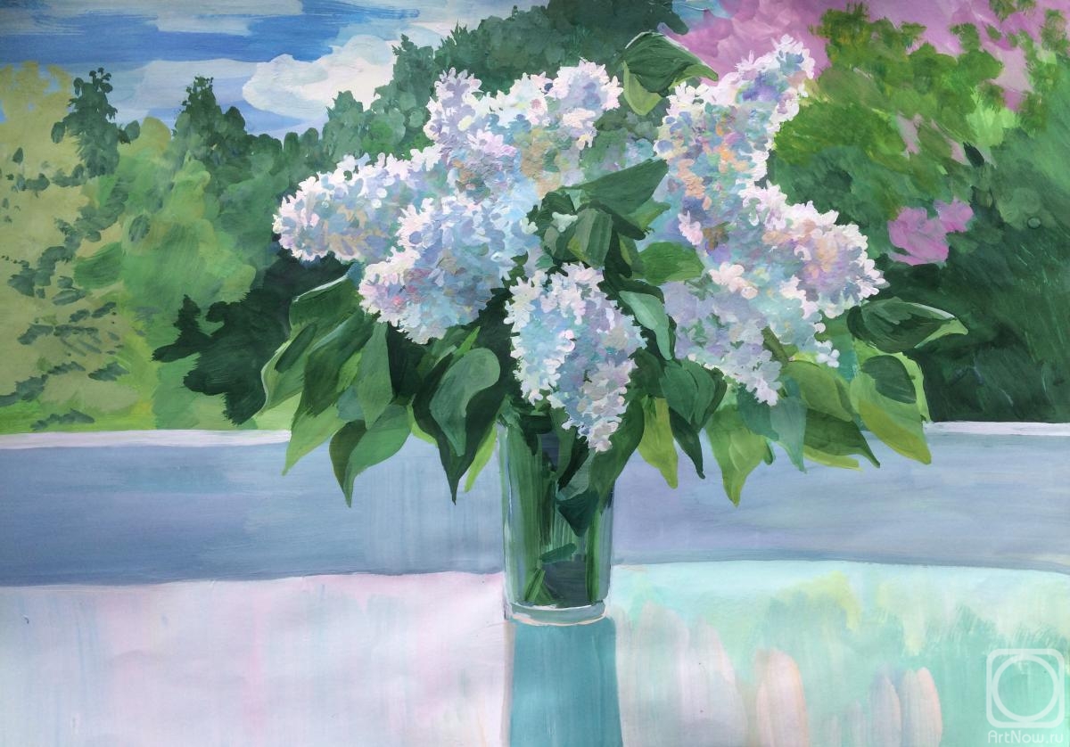Tsebenko Natalia. May. White lilac