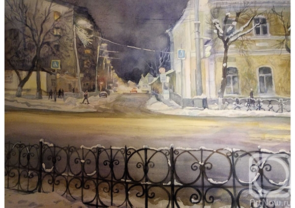 Georgievskaya Natalia. Winter evening