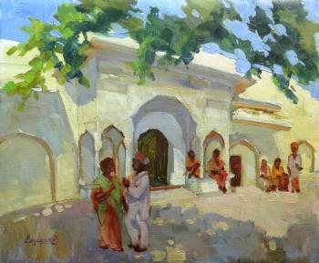Vedeshina Zinaida Andreevna. India. Jaipur. Jaigarh Fort. Sunday morning