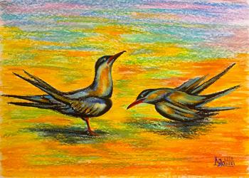 Bowing (Tern Bird). Lukaneva Larissa