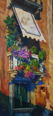 The Venetian woman on the balcony (The Woman On The Balcony). Kamenev Aleksei