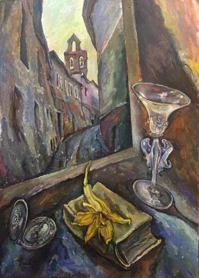 Flower and glass. Stroganov Leonid