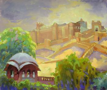 Vedeshina Zinaida Andreevna. India. Jaipur. The amber Fort is gorgeous