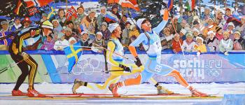 Finish (Sochi 2014). Tyutrin Peter