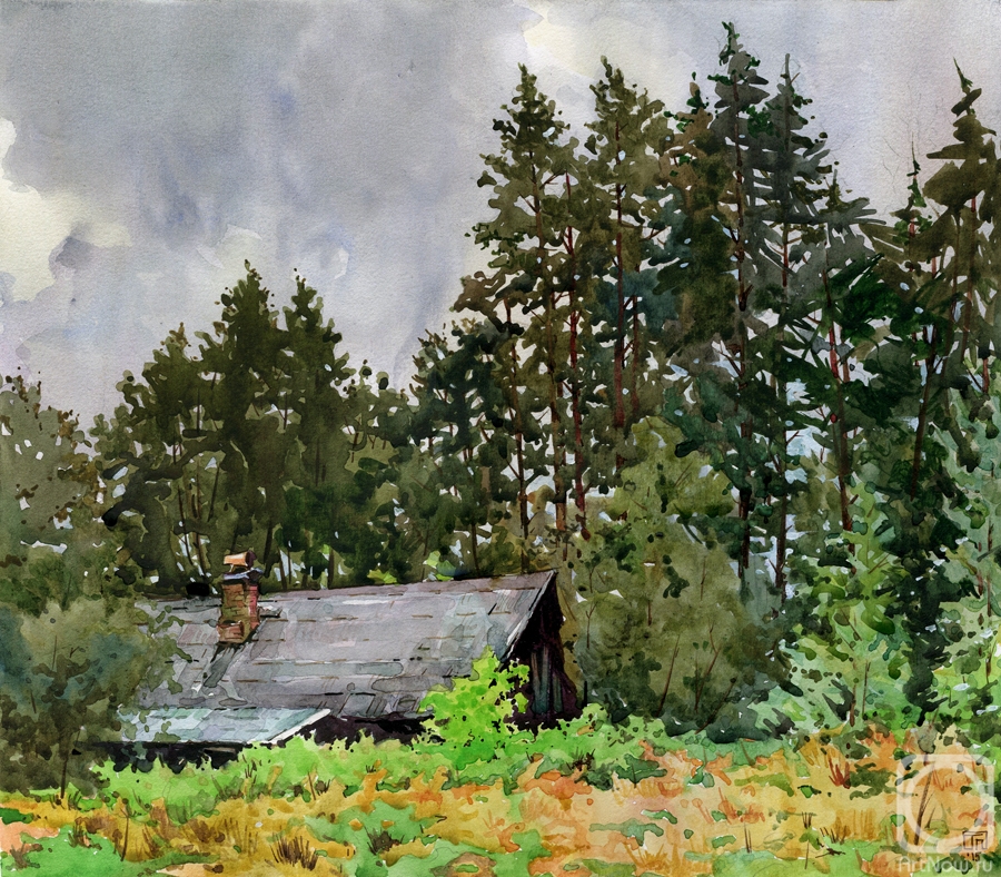 Tyutrin Peter. On the outskirts of the village