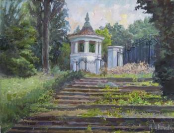 The old stairs. Botanical garden. Tsvetkova Nadezhda