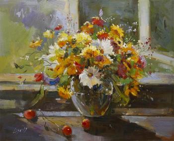 Autumn bouquet on the table. Gomes Liya