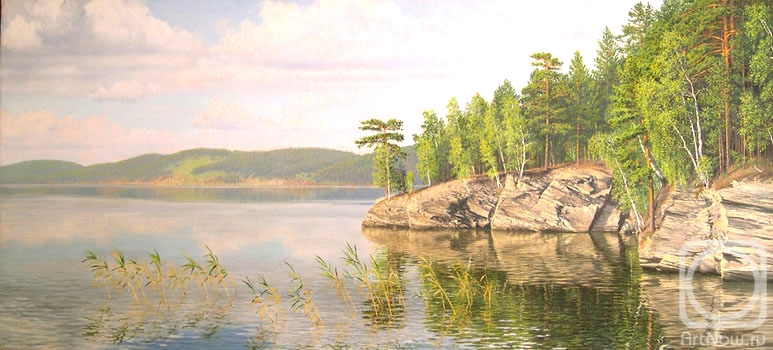 Sheglov Dmitriy. The calm on the Itkul lake
