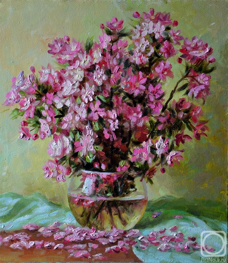Bakaeva Yulia. Bouquet of ornamental Apple trees