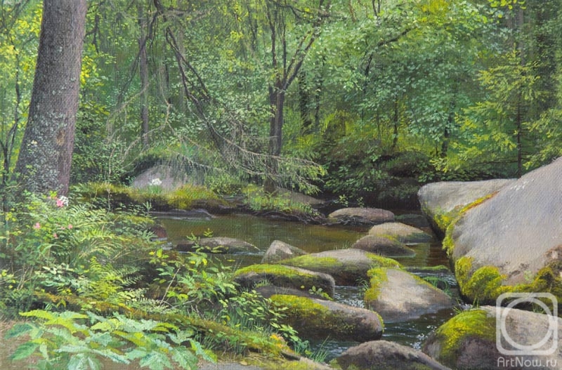 Sheglov Dmitriy. Forest stream