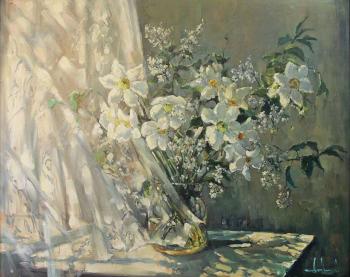 Window and flowers. Ladygin Oleg