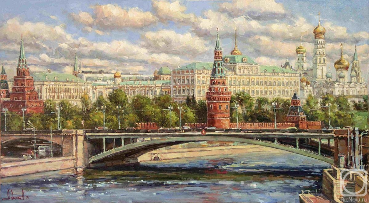 Ladygin Oleg. View of the Kremlin