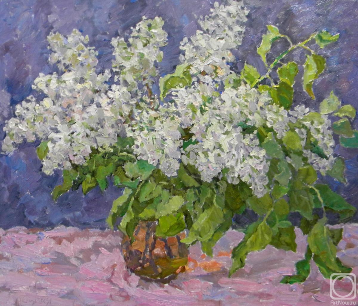 Goretskaya Polina. White lilac