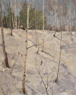 In the winter forest. Blinov Victor