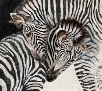 Contact of life lines (Striped Zebra). Sukhova Natalya