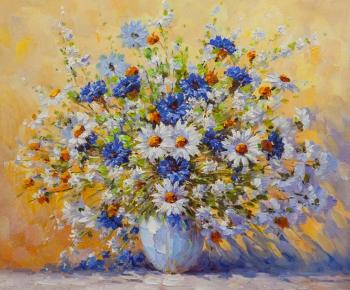 Cornflowers and daisies. Vlodarchik Andjei