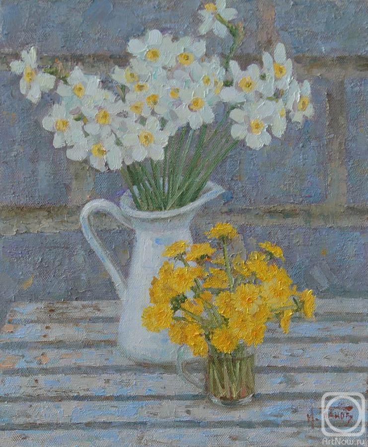 Panov Igor. Daffodils and dandelions