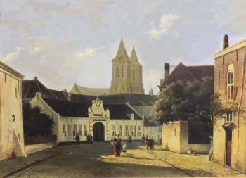 View of Arnhem (copy from Jan Weissenbruch). Volkov Vladimir