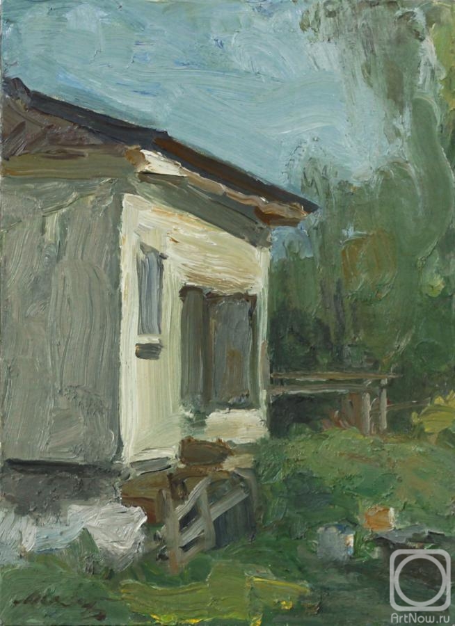 Shevchenko Michael. Summer day. Unfinished house