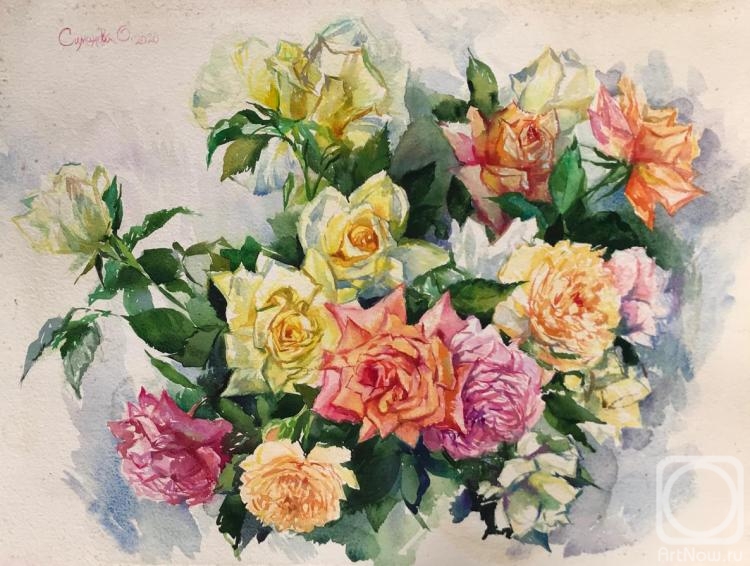 Simonova Olga. Roses
