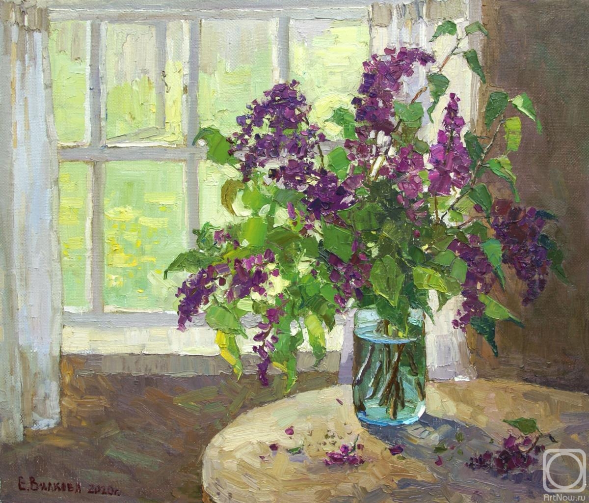 Vilkova Elena. Grandma's lilacs