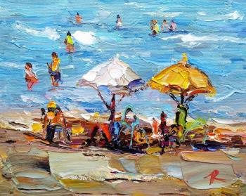 Summer stories. Multi-colored umbrellas N5 (Colorful Impressionism). Rodries Jose