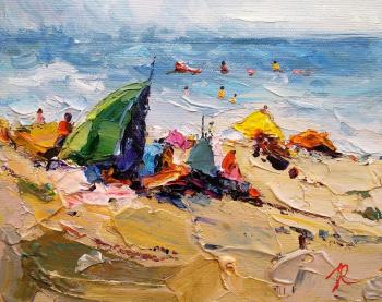 Summer stories. Multi-colored umbrellas N6 (Colorful Beach Umbrellas). Rodries Jose