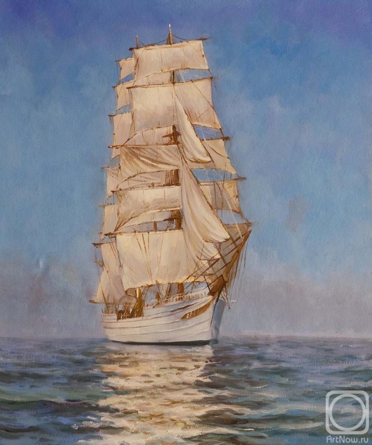 Lagno Daria. White sails in the blue sea