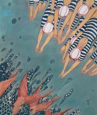 Copy of the work of Yuko Shimizu (Fish Tails). Kamskij Savelij