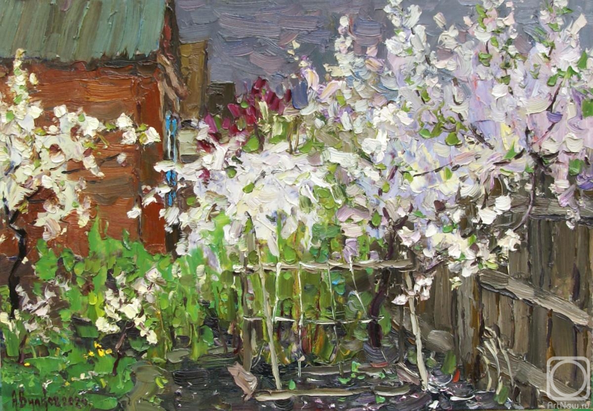 Vikov Andrej. Grandma's garden blooms