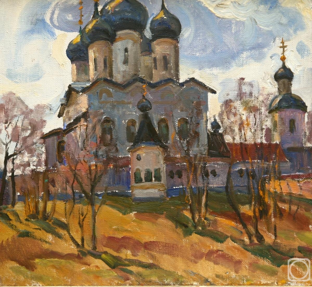 Klyuzhin Gennadiy. Spring. Church of Tver