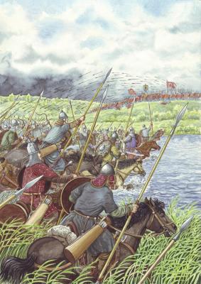 Ford across Vozha-river, 1378 (Mongols). Fomin Nikolay