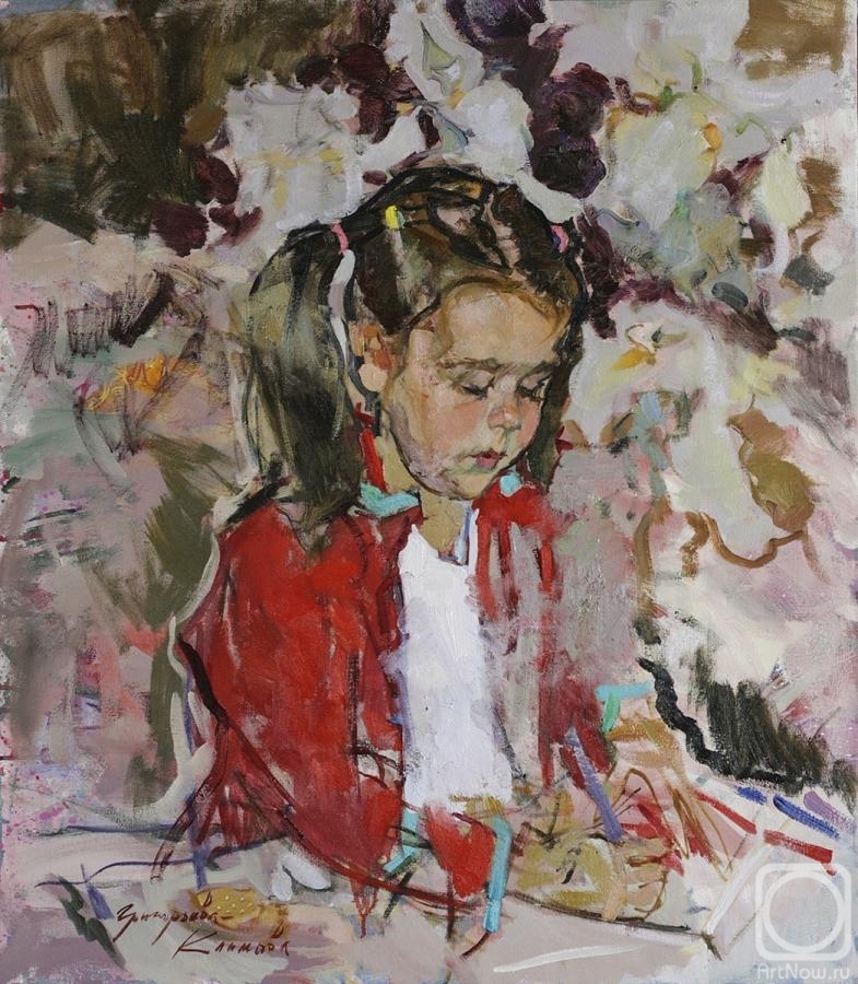 Grigorieva-Klimova Olga. Alena draws