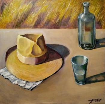 Still life with hat