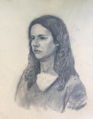 Classmate's portrait. Vorobieva Irina