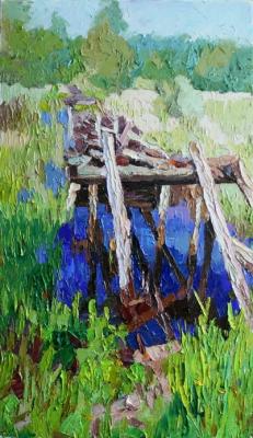 The bridge collapsed. Rudnik Mihkail