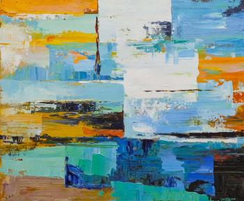 Faces and peaks. Version JR (Abstract Faces). Rodries Jose