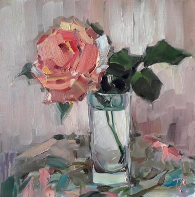 A portrait of a single rose. Sedova Tatyana